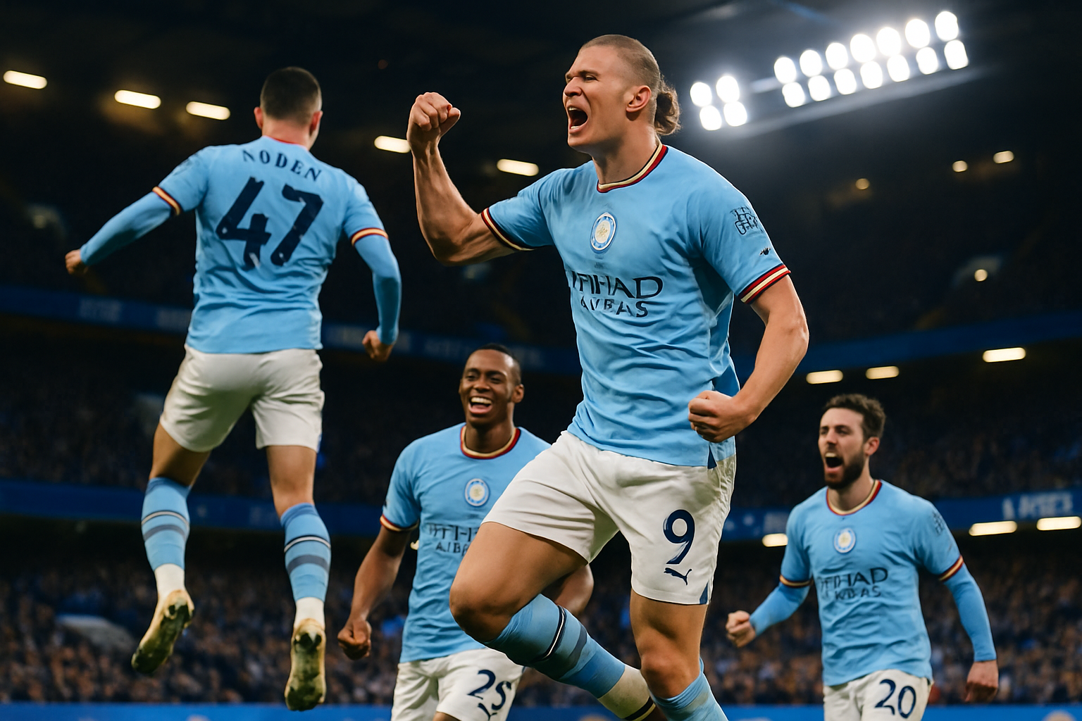 Manchester City Crushes Chelsea 3-0 at Stamford Bridge, Closes Gap on Arsenal in Title Race