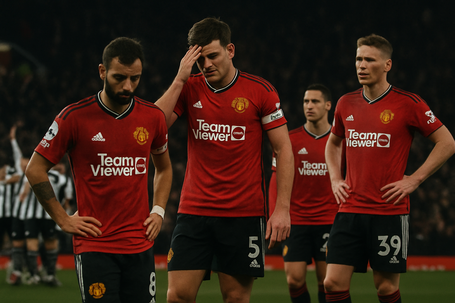 Manchester United's Struggles Continue as Ten-Man Newcastle Inflict Crushing 2-1 Defeat