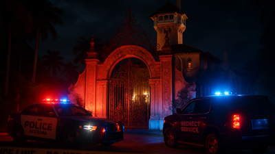 Armed Intruder Shot Dead at Trump's Mar-a-Lago Resort in Florida Security Breach