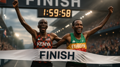 Historic Marathon Breakthrough: Kenyan and Ethiopian Runners First to Officially Break Two-Hour Barrier