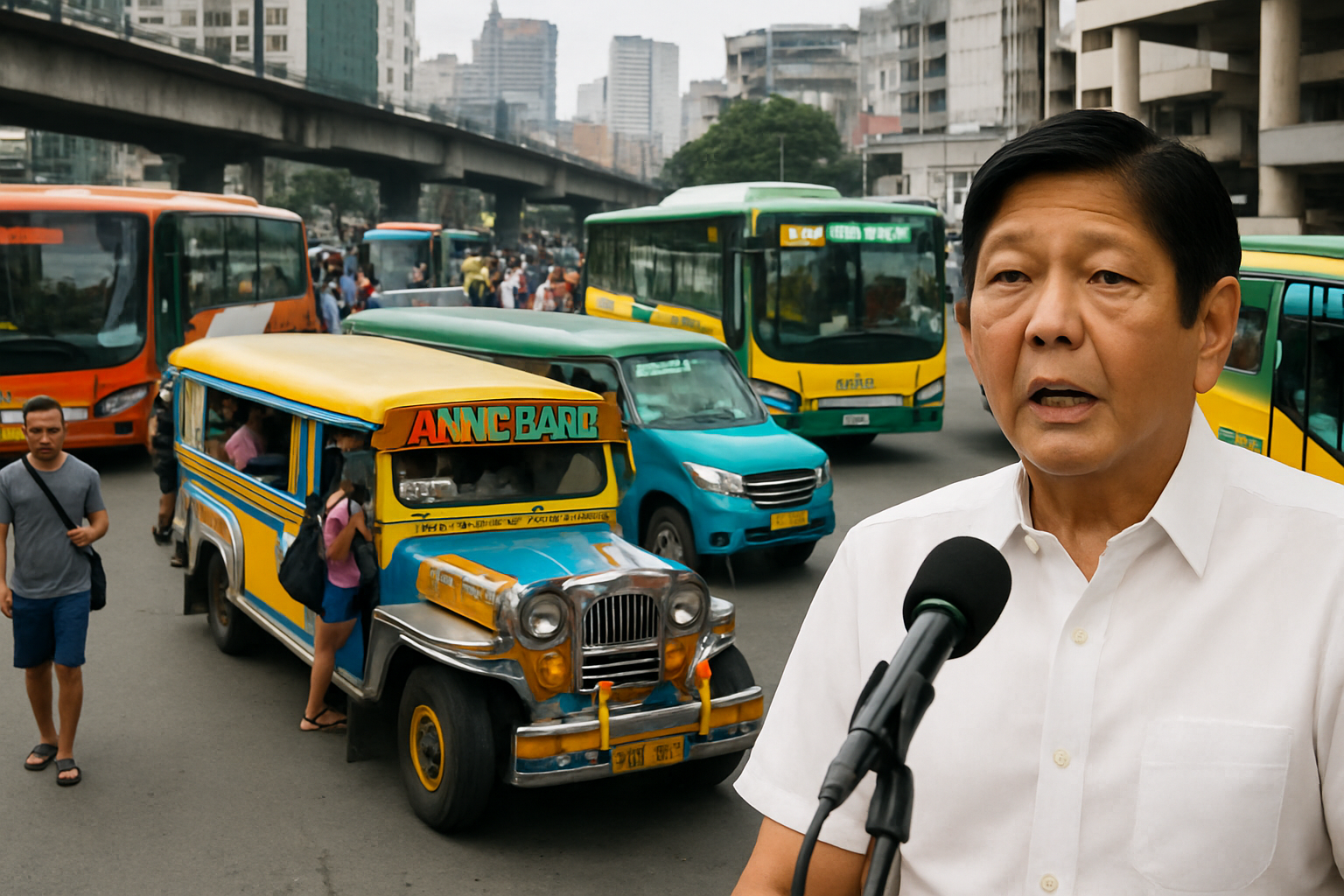 President Marcos Suspends Transport Fare Increases Hours Before Implementation Amid Cost of Living Concerns