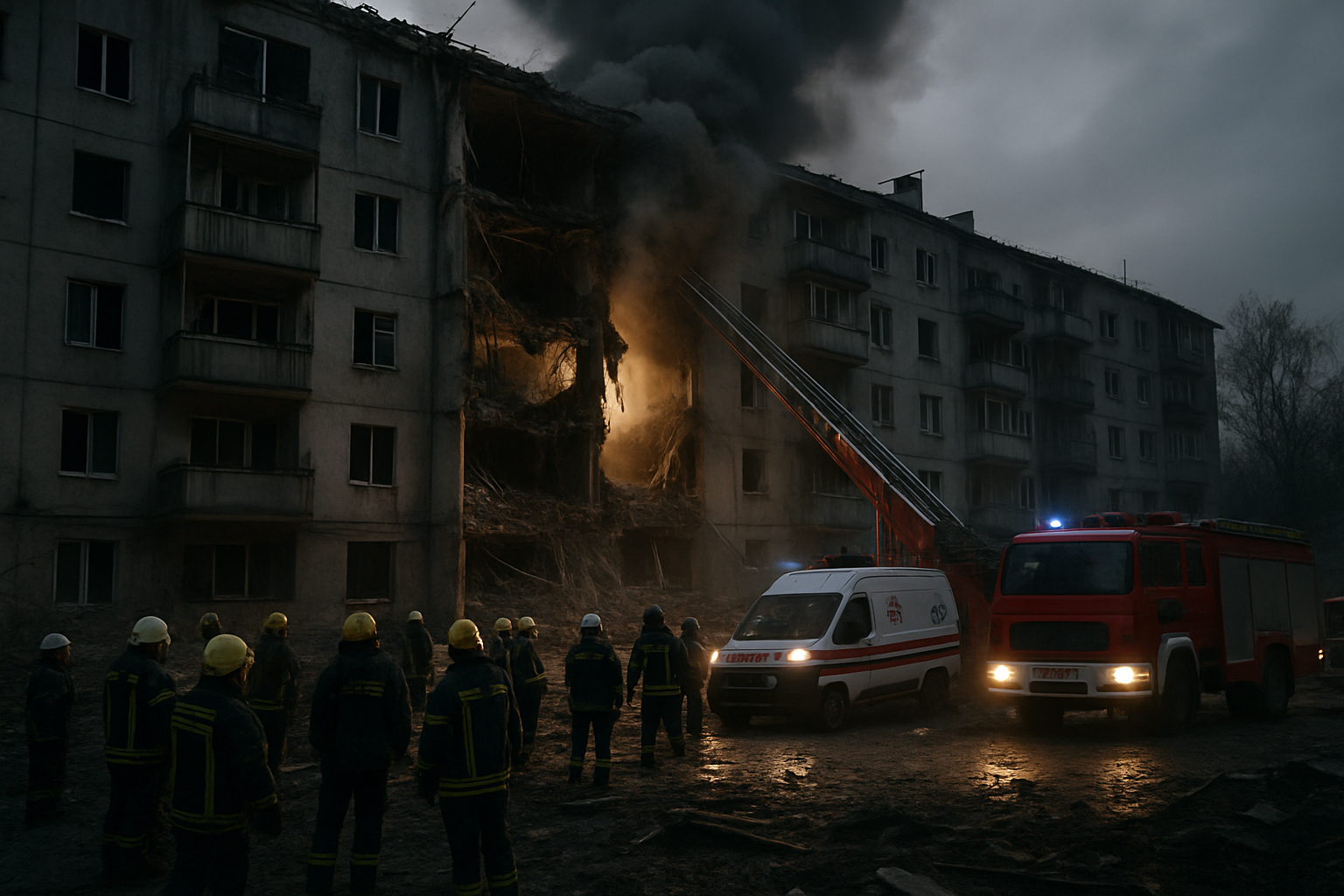 Massive Russian Drone Assault Devastates Ukrainian Cities as Peace Talks Remain Stalled