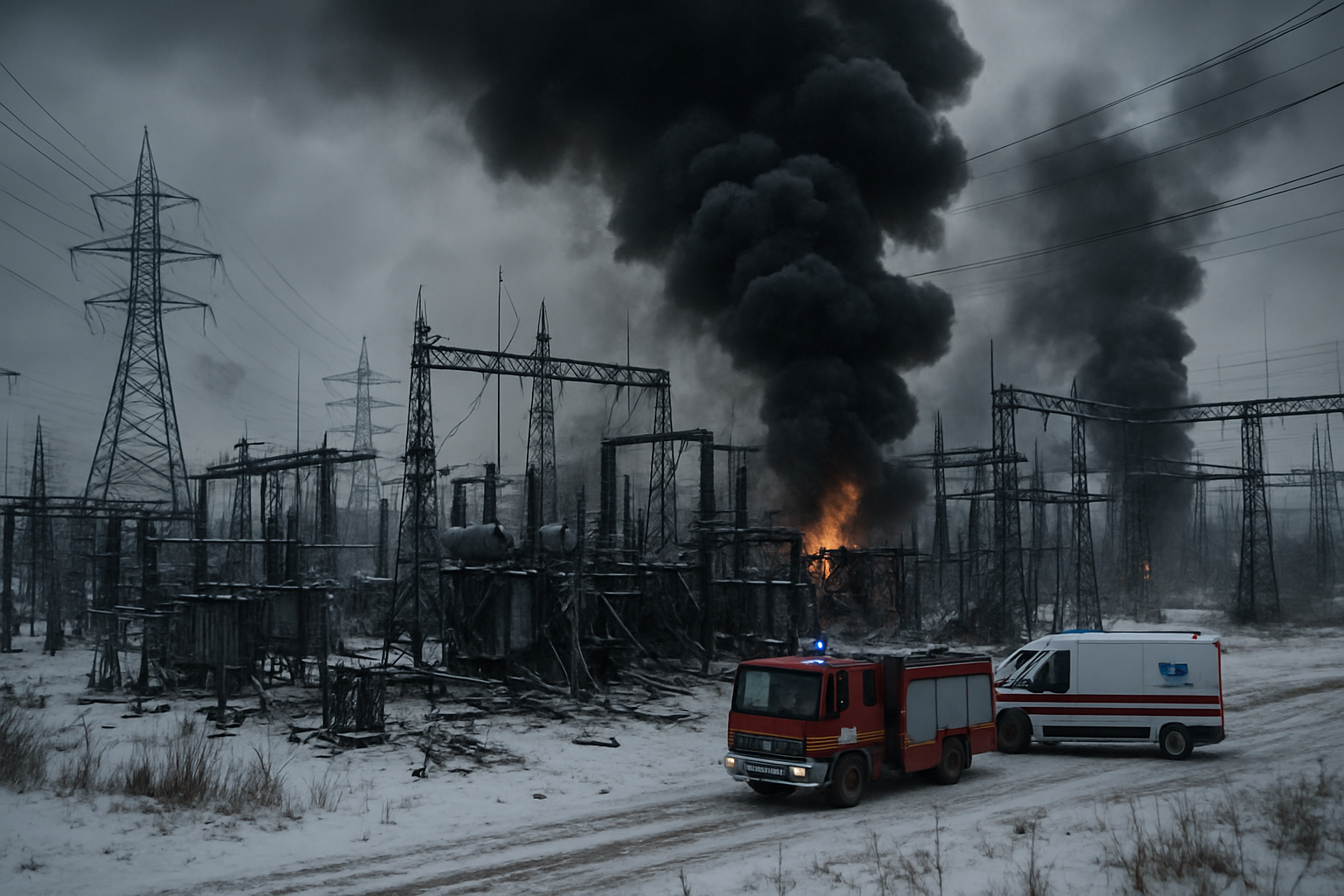 Russia Launches Massive Energy Infrastructure Attack with 440+ Drones and Missiles, Forcing Ukrainian Nuclear Plants to Reduce Power