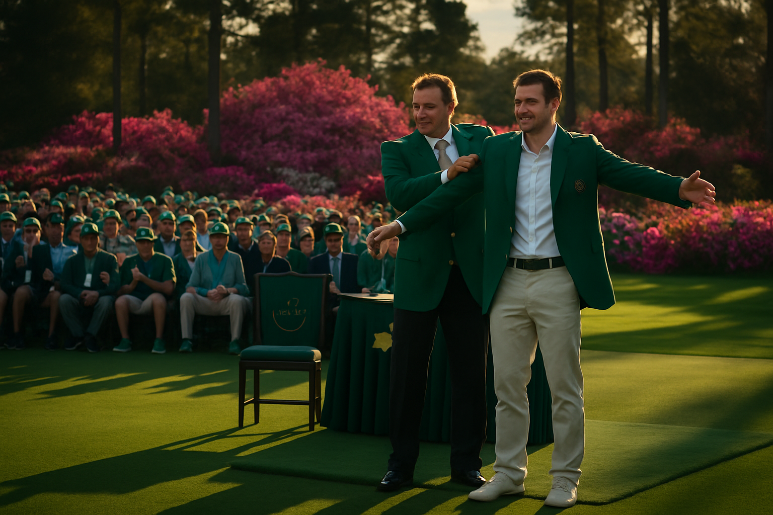 McIlroy Shares Masters Lead in Historic Title Defense as Rose and Scheffler Join Hunt