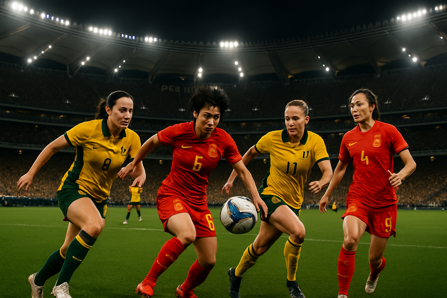 Perth Stadium Erupts as Matildas and China Battle in Breathtaking AFC Women's Asian Cup Semifinal