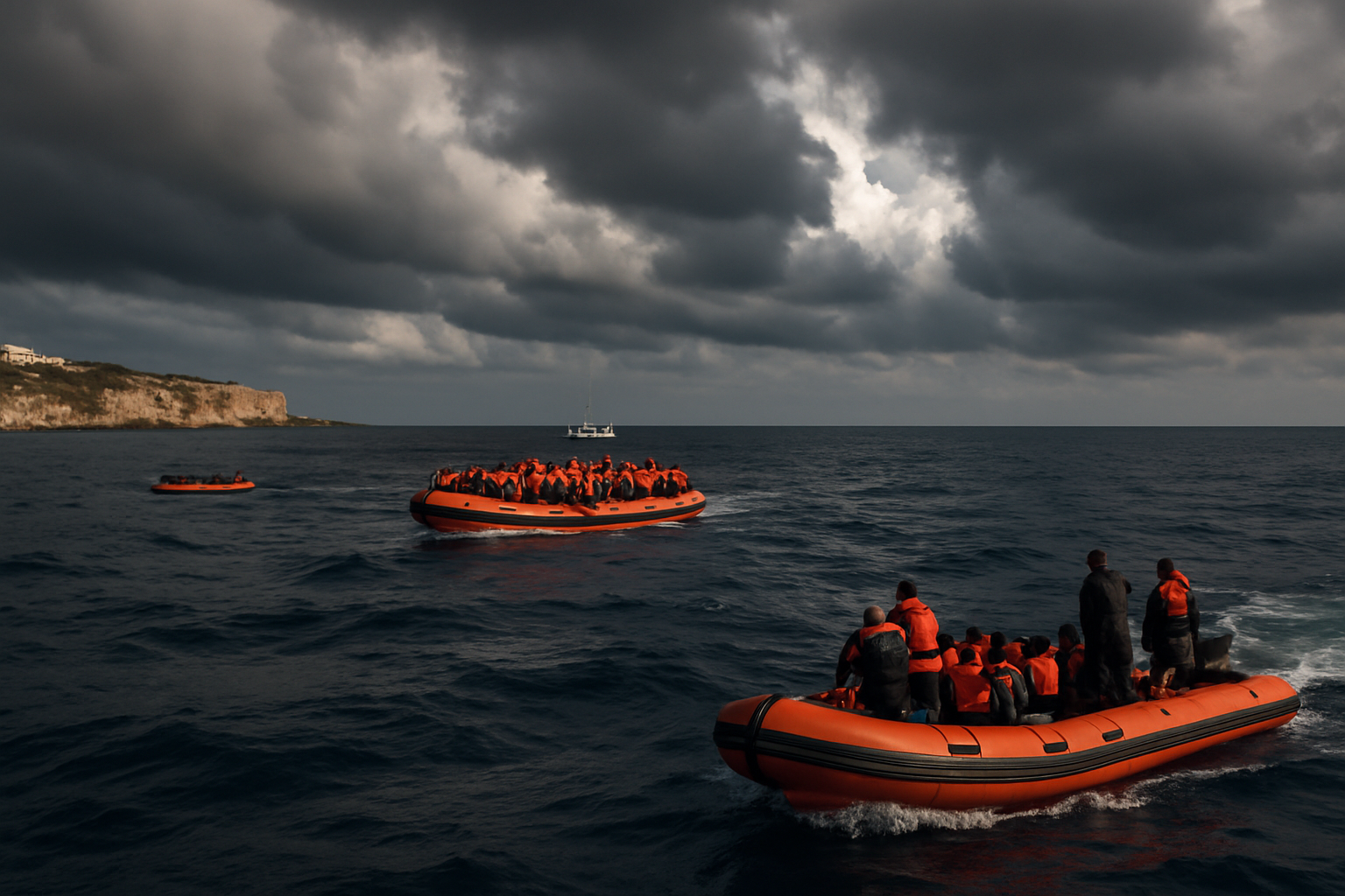 At Least 22 Migrants Die After Six Days Adrift in Mediterranean Crisis