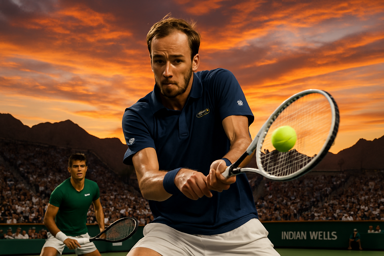 Medvedev Stuns Alcaraz to End Historic Win Streak and Reach Indian Wells Final Against Sinner
