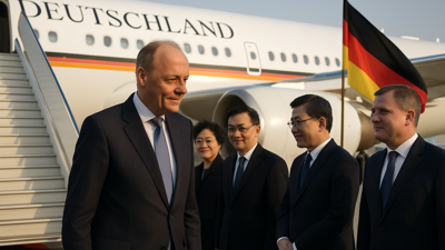 Chancellor Merz Lands in China to Reshape Germany's Economic Strategy Amid Growing Tensions