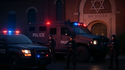 Armed Attacker Fatally Shot After Ramming Vehicle Into Michigan Synagogue