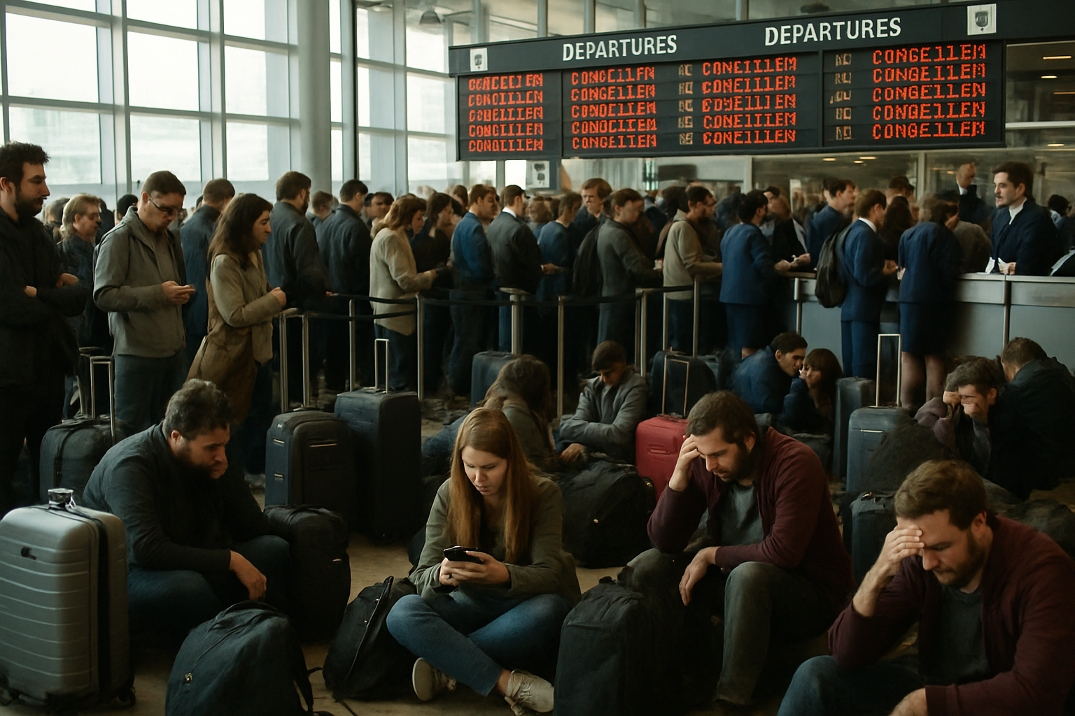 Global Aviation Crisis: Middle East Conflict Grounds 18,000+ Flights as Millions of Passengers Stranded Worldwide