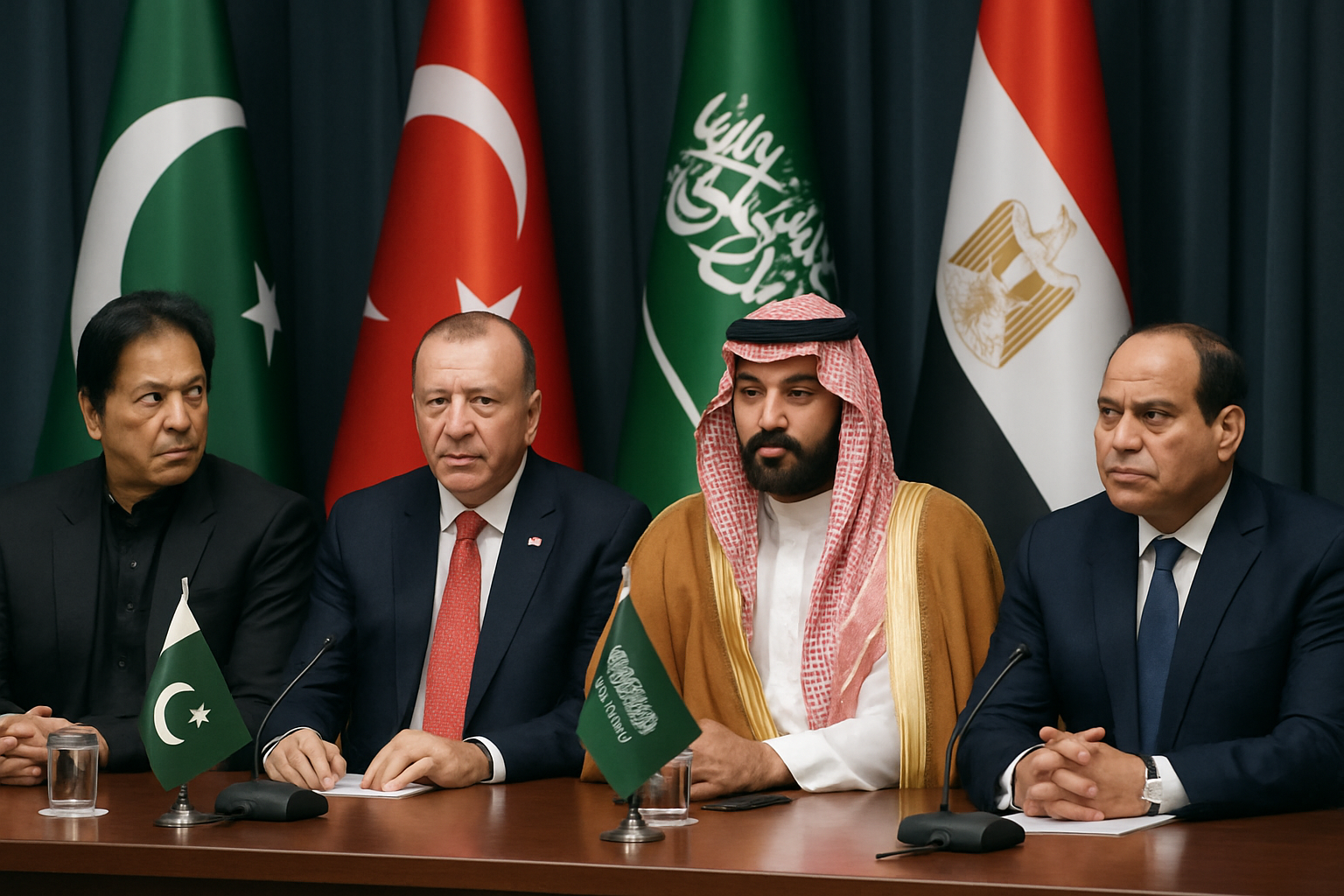 Middle East's New Power Brokers: Pakistan, Turkey, Saudi Arabia, and Egypt Unite in Regional Coalition