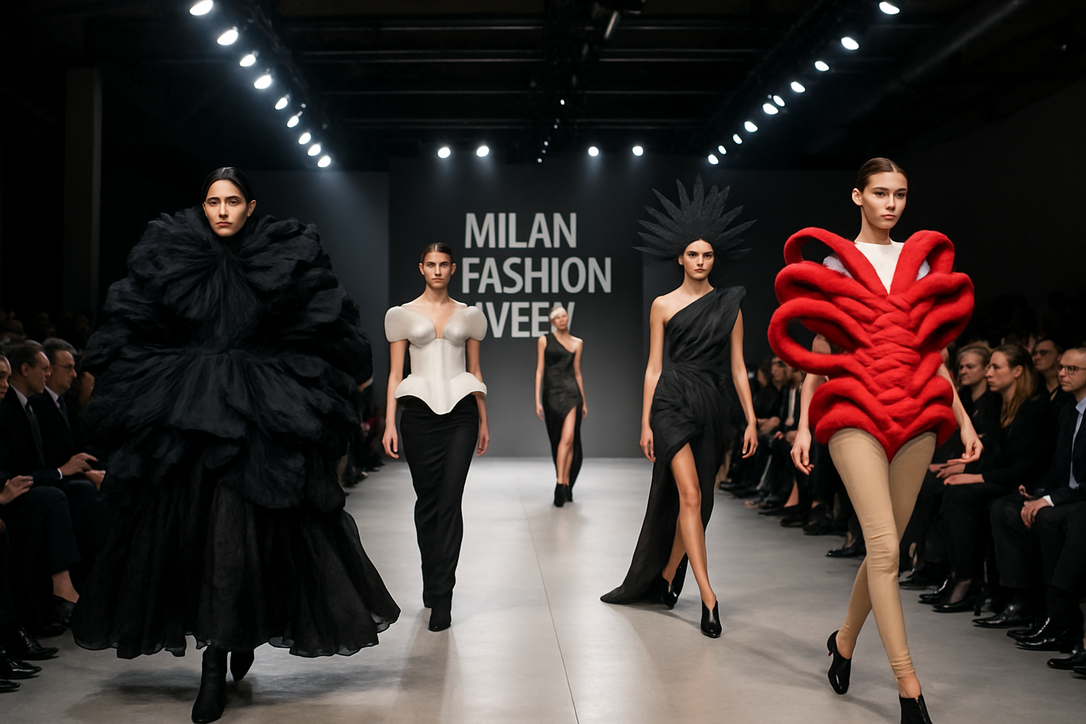 Milan Fashion Week Shocks with Avant-Garde Presentations Amid Controversy