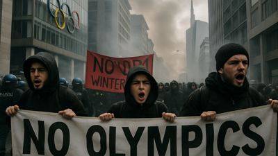 Italian PM Meloni Condemns Olympic Protesters as "Enemies of Italy" After Milan Clashes