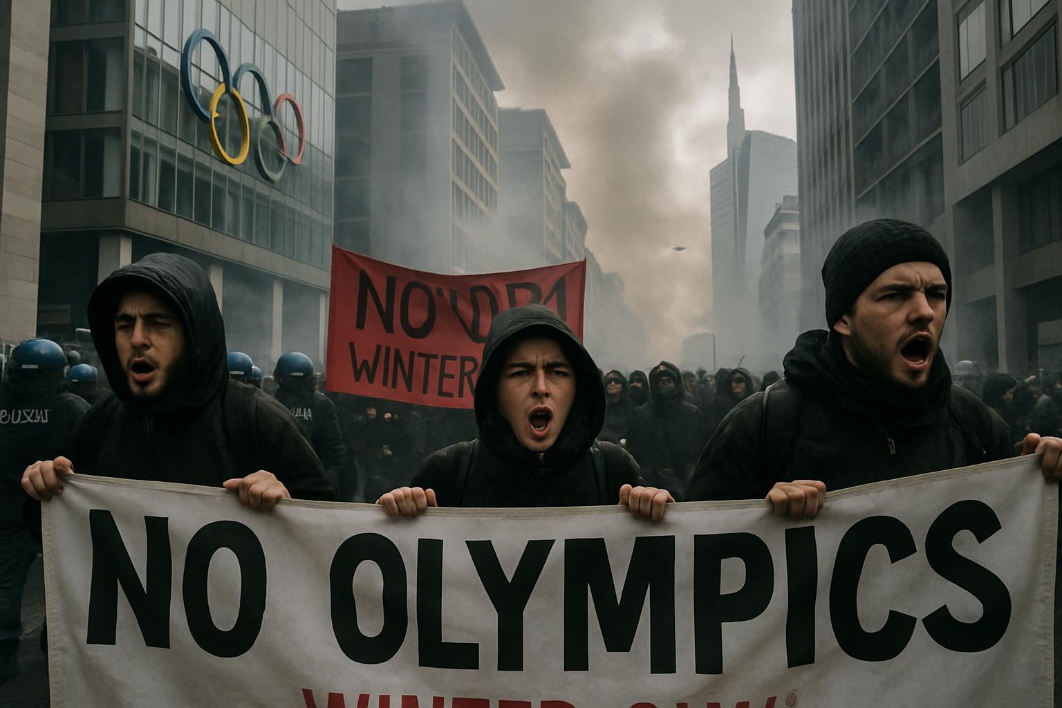 Italian PM Meloni Condemns Olympic Protesters as "Enemies of Italy" After Milan Clashes