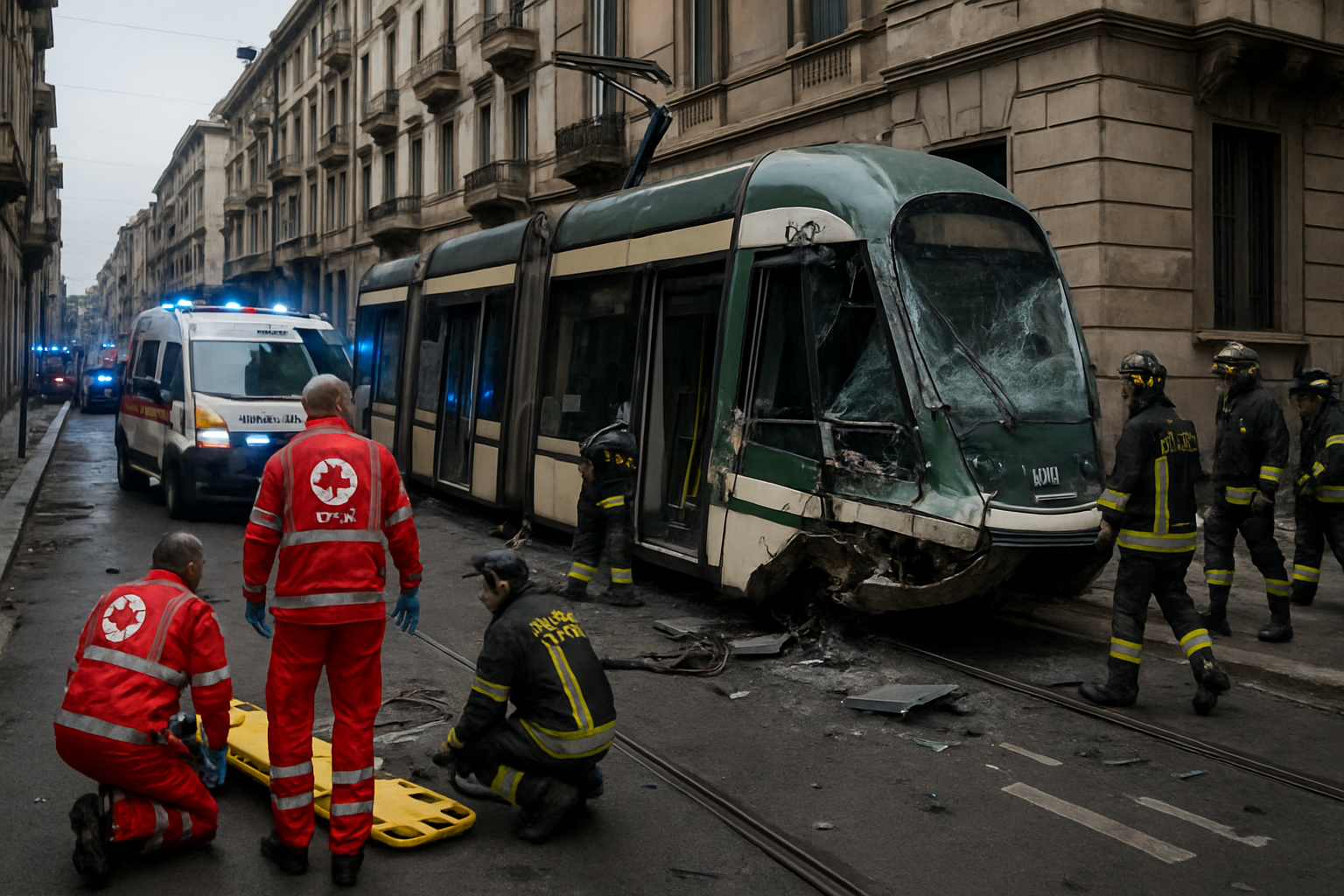 Deadly Milan Tram Derailment Kills Two, Injures Dozens in Porta Venezia District