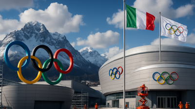 Milano-Cortina 2026: Final Olympic Preparations Underway Amid Security Concerns and Weather Challenges