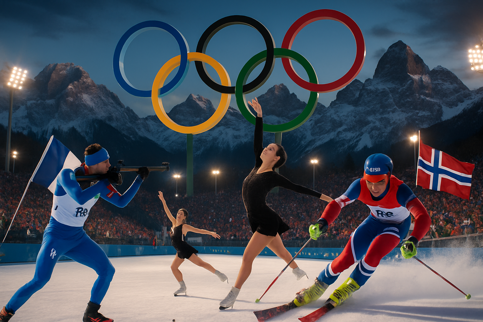 Francia Illumina Milano-Cortina 2026: Julia Simon e Cizeron Brillano, Norvegia Mantiene il Comando