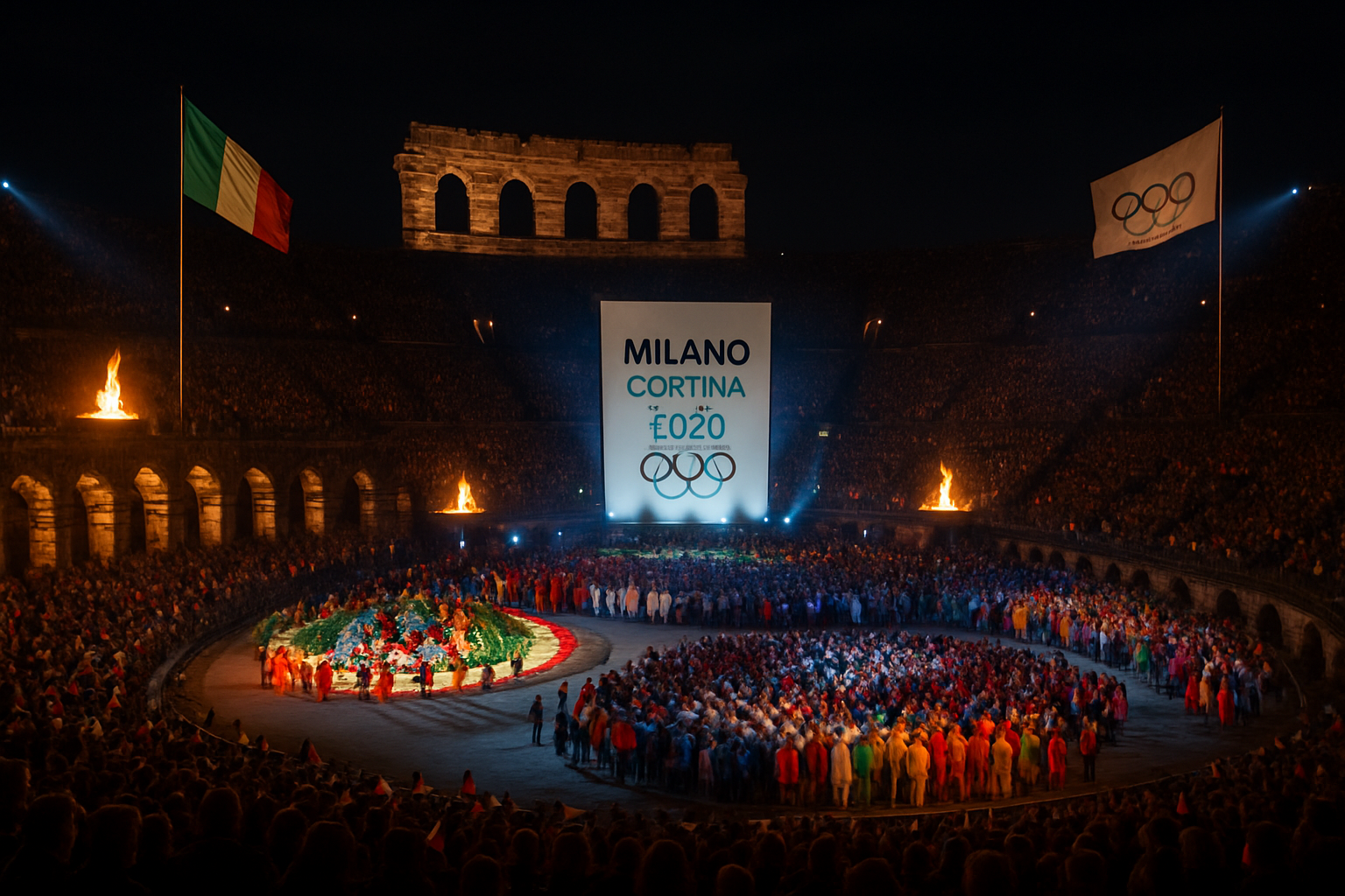 Olympic Spectacle in Ancient Arena: Milano-Cortina 2026 Closes With Unprecedented Ceremony at Verona's Roman Amphitheater