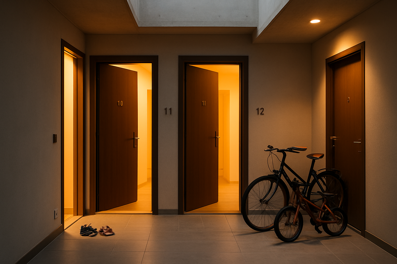 The Three-Door Solution: Austrian Family Pioneers New Patchwork Living Arrangement