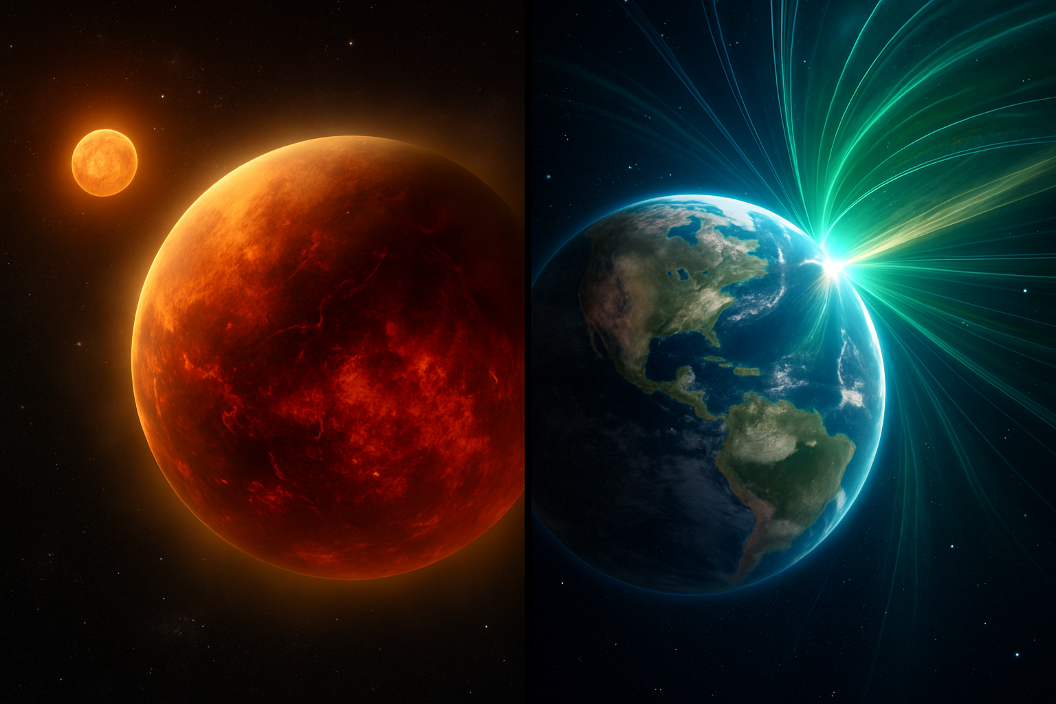 Molten Hellscape Planet Discovered as Earth Faces Strongest Magnetic Storm in Two Months