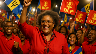 Mia Mottley Makes History with Third Consecutive Clean Sweep in Barbados Election
