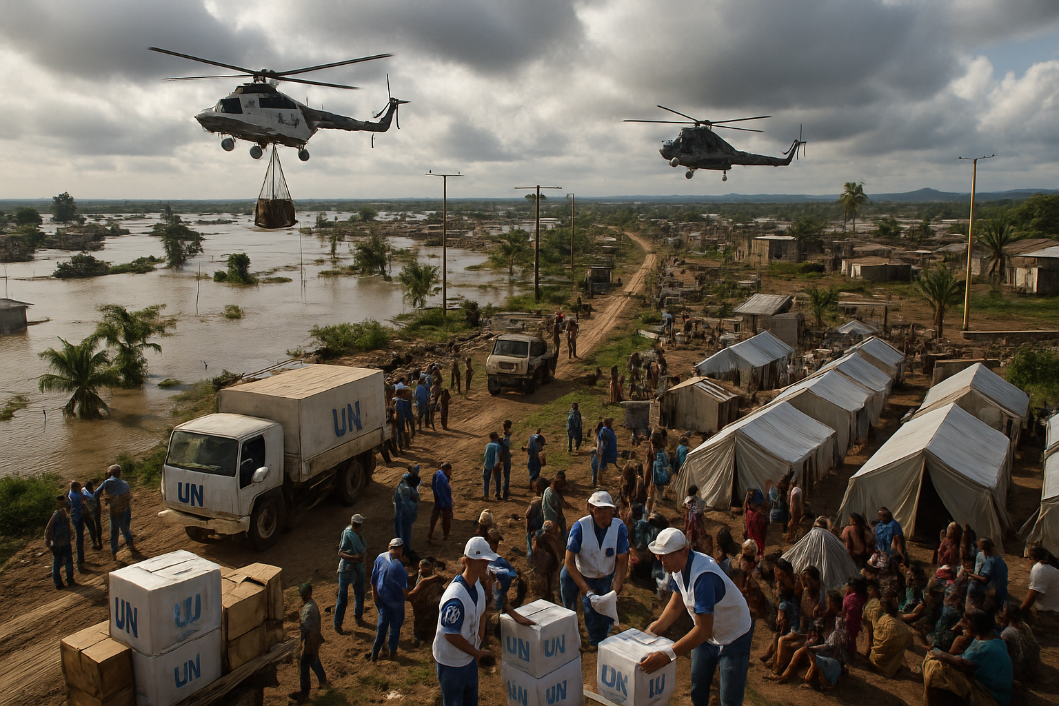 International Aid Flows to Mozambique as Country Battles Devastating Flood Recovery Crisis