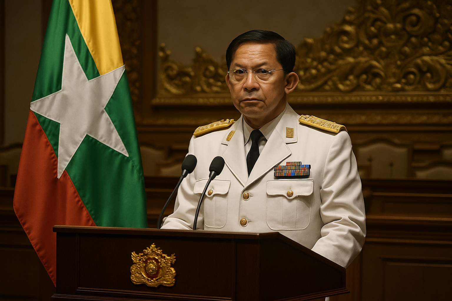 Myanmar's Min Aung Hlaing Formalizes Military Rule as President Following Orchestrated Election