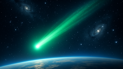Mysterious Green Comet C/2024 E1 Approaches Earth, Challenging Solar System Formation Theories