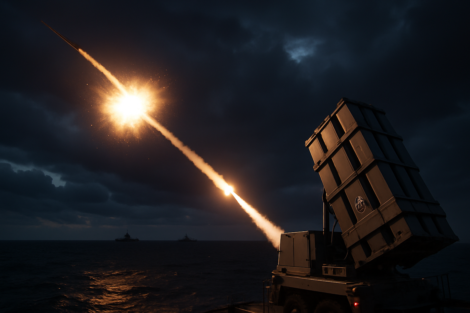 NATO Air Defenses Intercept Iranian Ballistic Missile Targeting Turkish Airspace