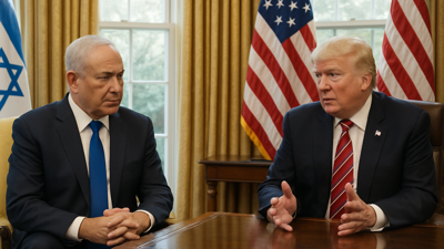 Netanyahu Meets Trump in Washington Amid Iran Nuclear Talks and Gaza Crisis