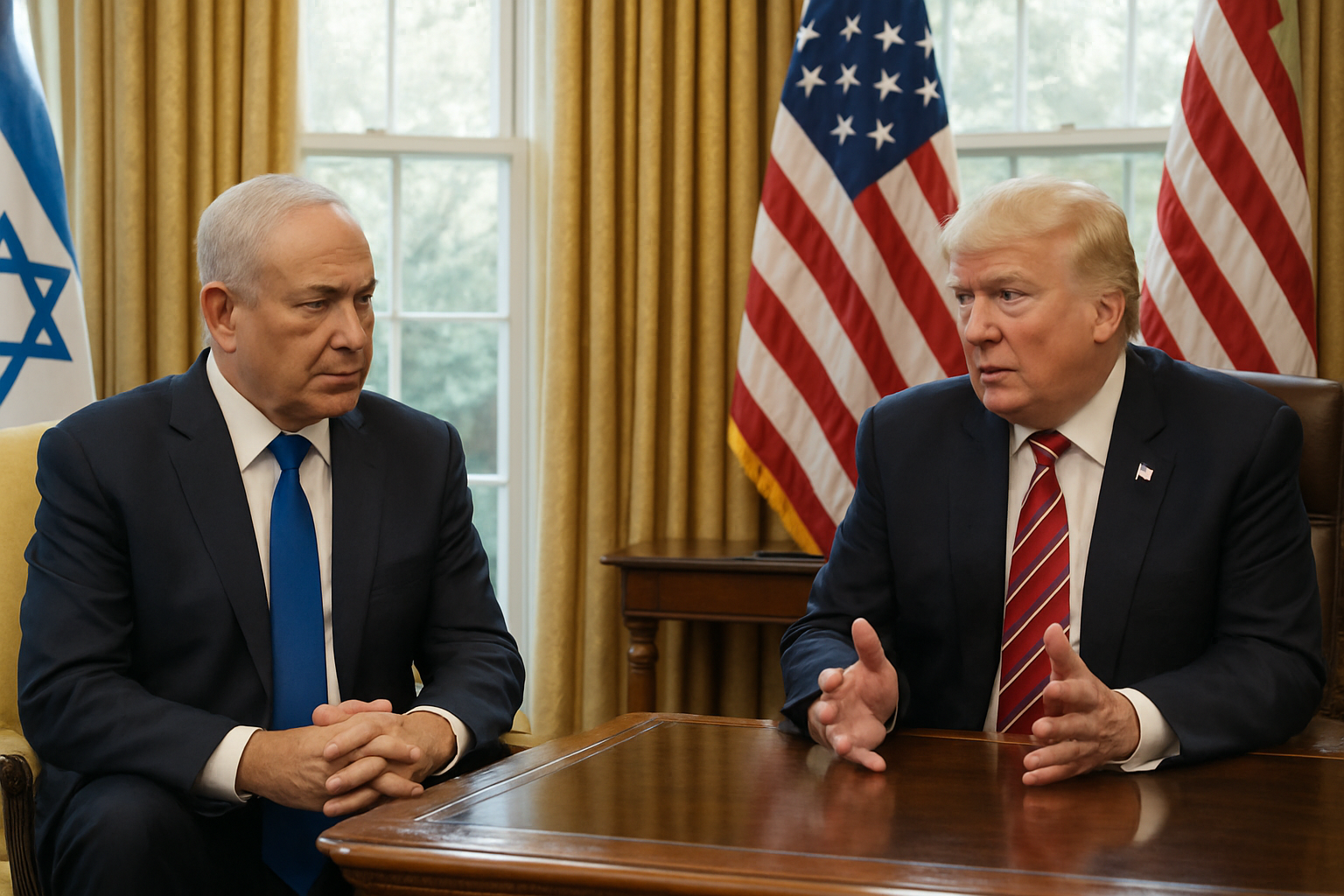 Netanyahu Meets Trump in Washington Amid Iran Nuclear Talks and Gaza Crisis
