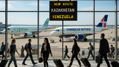Aviation Connectivity Revolution: Cyprus-Kazakhstan and Dominican Republic-Venezuela Routes Launch in 2026