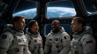 International Crew of Four Astronauts Successfully Arrives at Space Station Following Historic Medical Evacuation