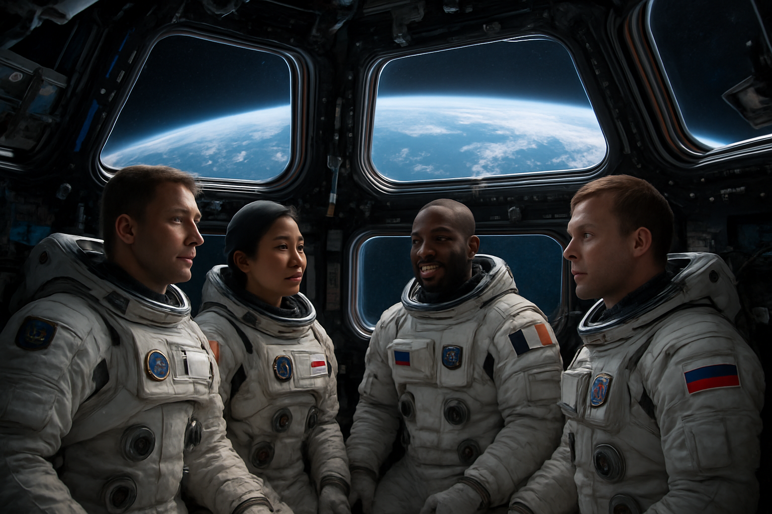 International Crew of Four Astronauts Successfully Arrives at Space Station Following Historic Medical Evacuation