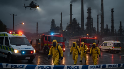 Industrial Chemical Leak in Levin Triggers Major Emergency Response, 20 People Hospitalized