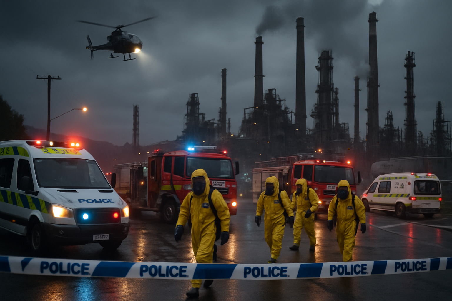 Industrial Chemical Leak in Levin Triggers Major Emergency Response, 20 People Hospitalized