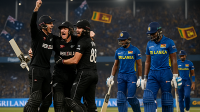 New Zealand Crush Sri Lanka by 61 Runs to End Co-Hosts' T20 World Cup Dreams