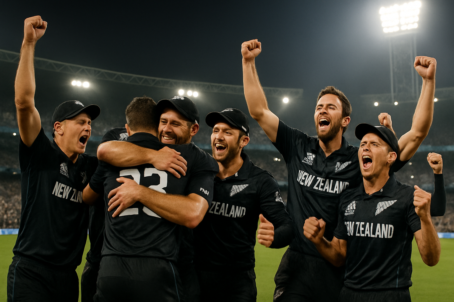 New Zealand Storm Into T20 World Cup Final as Finn Allen Smashes Fastest Century in Tournament History