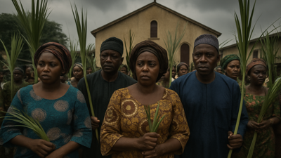 Palm Sunday Massacre in Nigeria Sparks Defiant Protests Despite Government Curfew