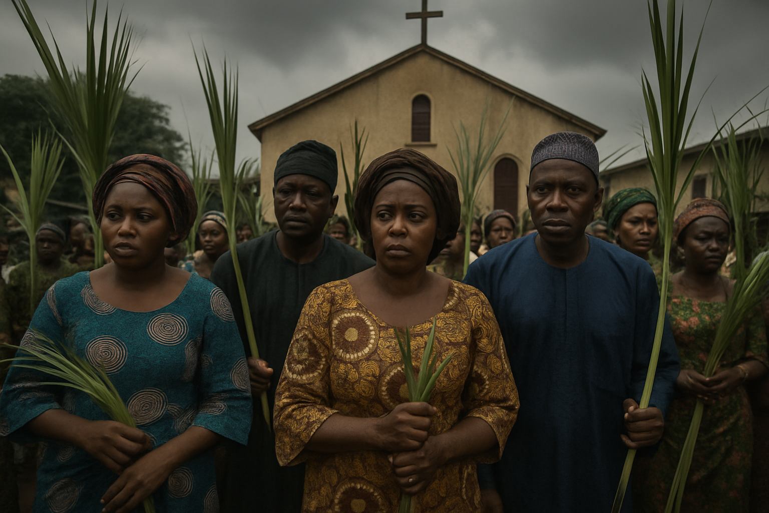 Palm Sunday Massacre in Nigeria Sparks Defiant Protests Despite Government Curfew