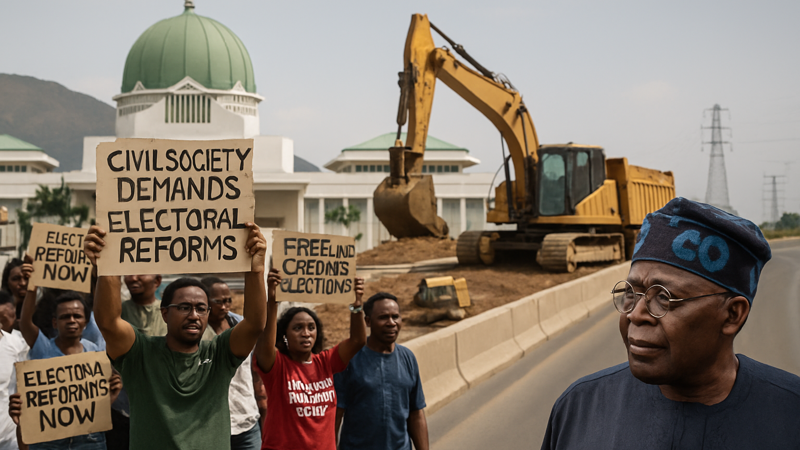 Nigeria Confronts Multi-Layered Challenges: Electoral Reform Protests, Infrastructure Projects, and Presidential Regional Tour Plans
