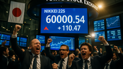 Nikkei 225 Soars Past Historic 60,000 Milestone Amid Middle East Peace Hopes