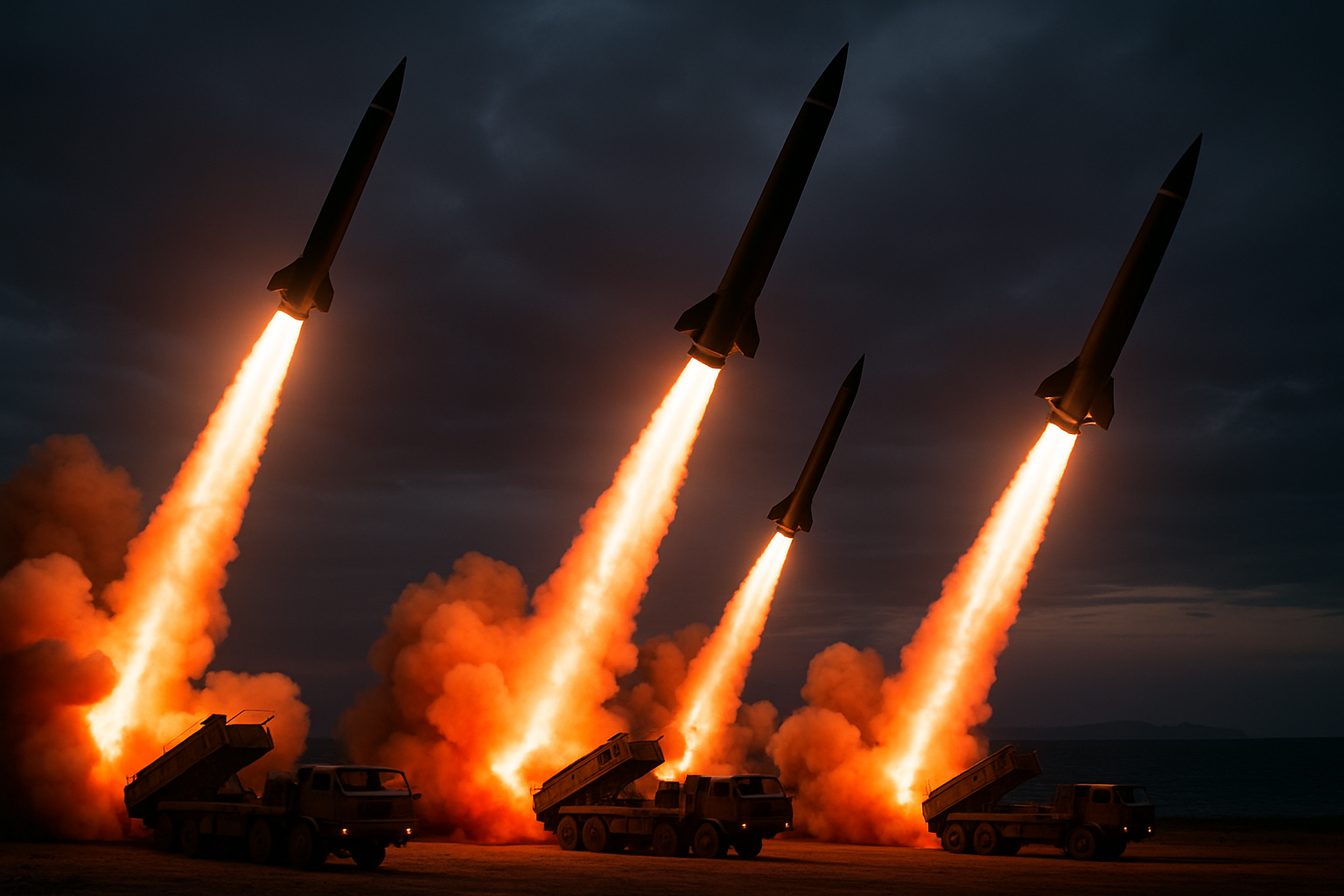 North Korea Fires Multiple Ballistic Missiles as US-South Korea Military Exercises Continue