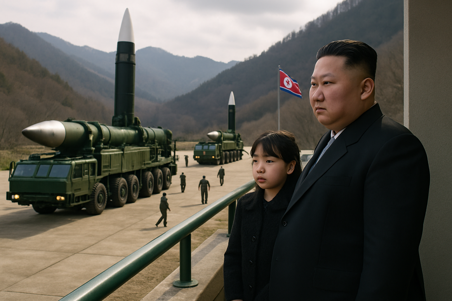 North Korea Tests Cluster Munitions as Kim Jong Un and Daughter Oversee Advanced Weapons Program