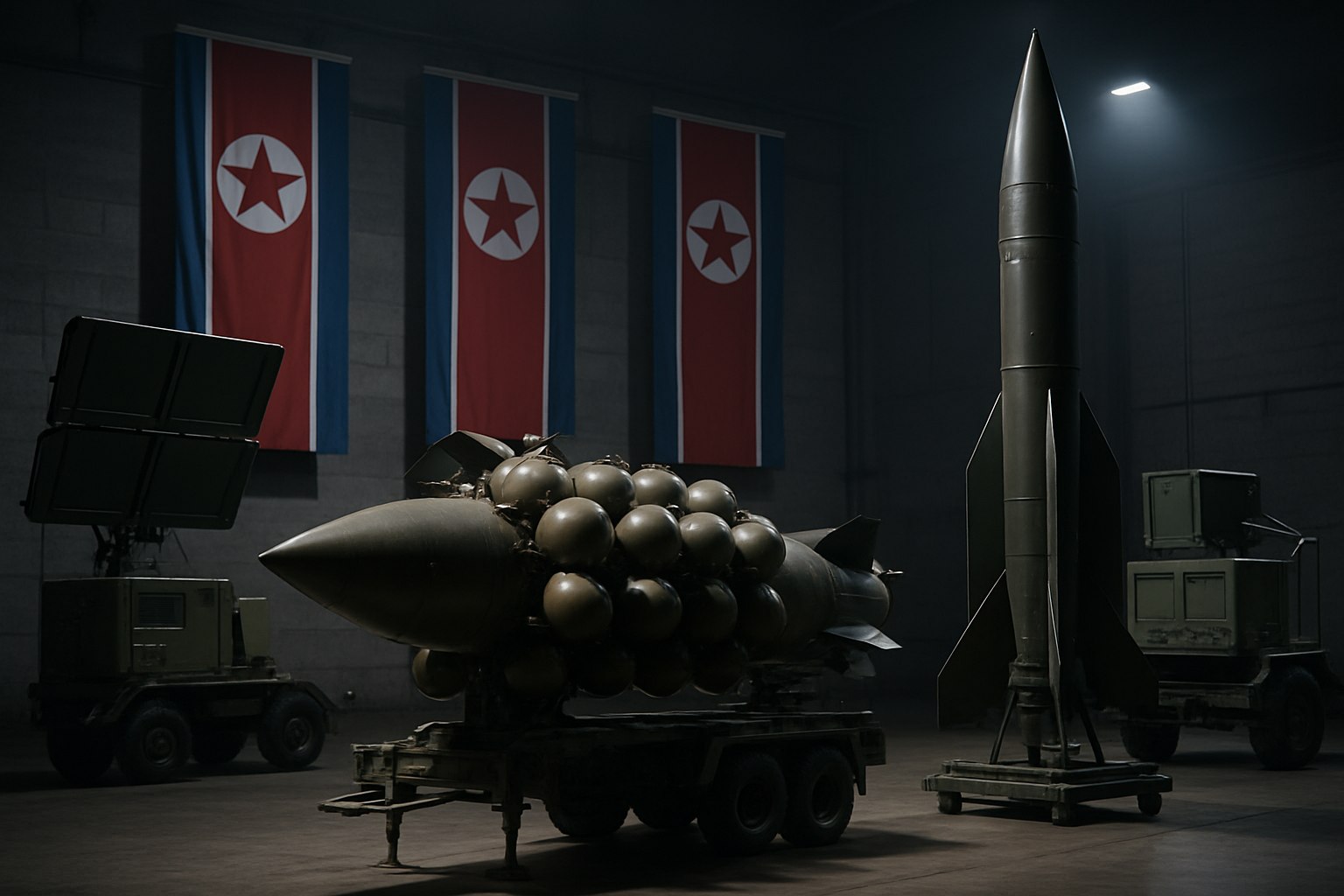 North Korea Unveils Advanced Cluster-Bomb Missiles and Electronic Warfare Capabilities Amid Regional Tensions