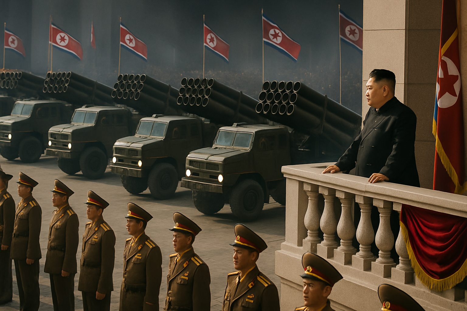 Kim Jong-un Unveils Nuclear-Capable Rocket System as Regional Tensions Soar