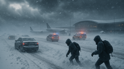 Historic Winter Storm "Hernando" Paralyzes US Northeast, Grounds 5,000 Flights