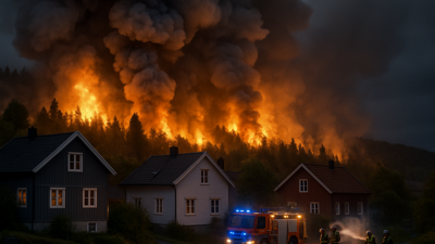Norway Wildfire Forces Mass Evacuation as Hundreds Flee Ålesund Blaze