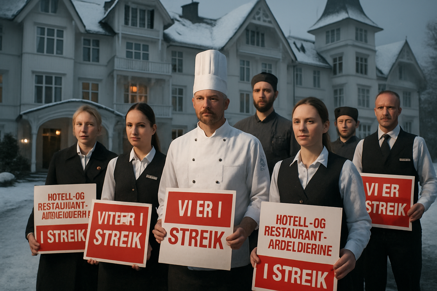 Norway's Hospitality Industry Paralyzed as 1,922 Workers Launch Major Strike Action Over Wage Disputes