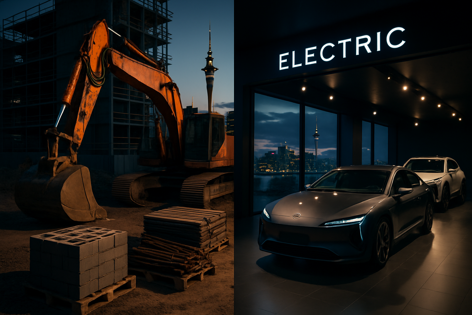 New Zealand Business Faces Stark Contrasts: 34-Year Construction Giant Falls as Chinese Luxury EV Brand Prepares Entry